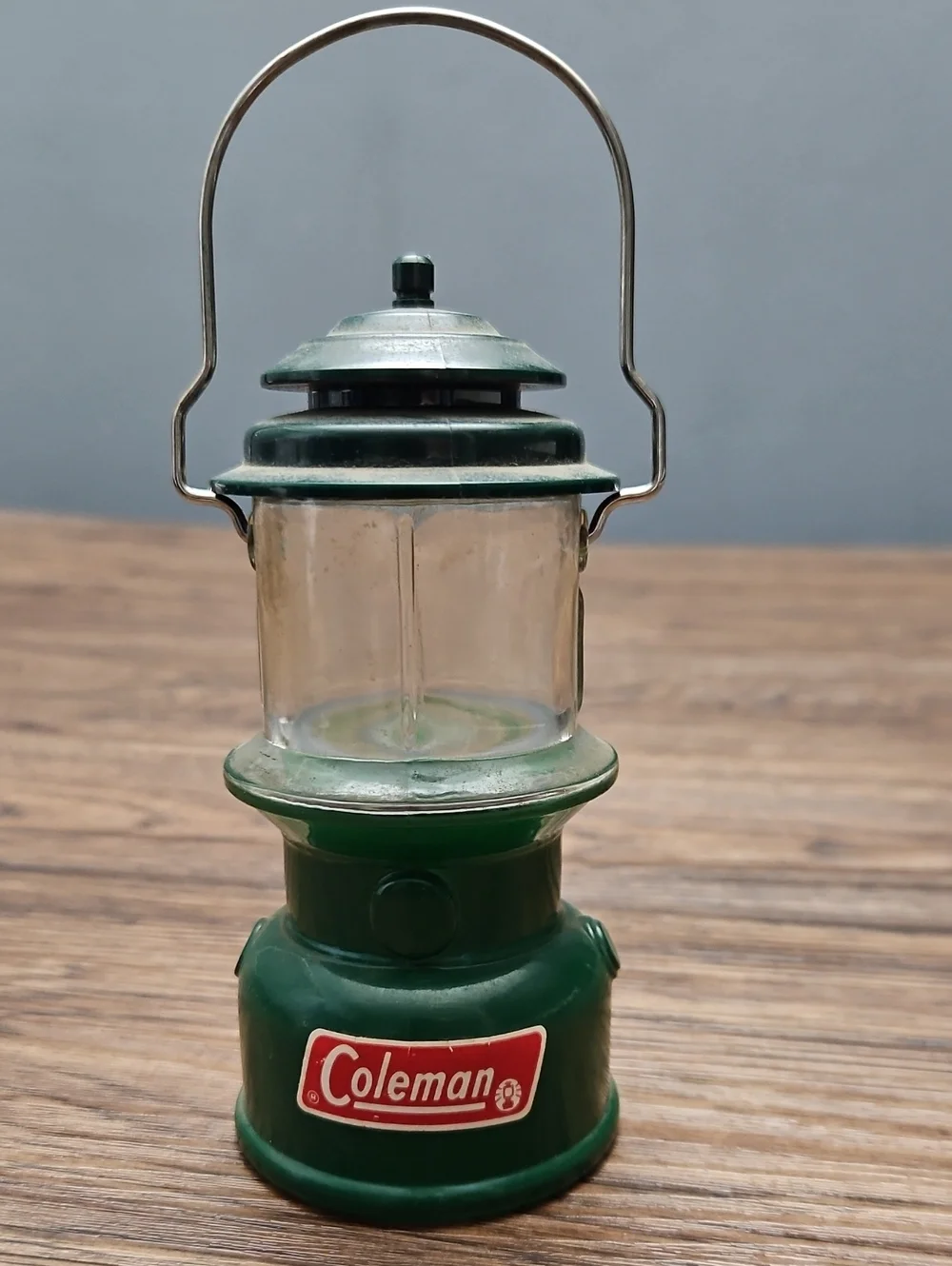 Vintage Avon Coleman Lantern Decanter Empty Green Bottle